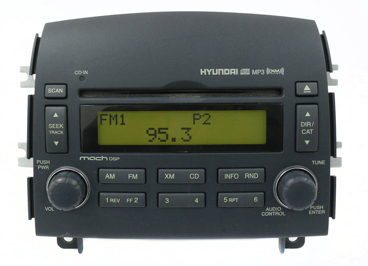 2007 2008 Hyundai Santa Fe OEM AM FM Radio MP3 Stereo CD Player