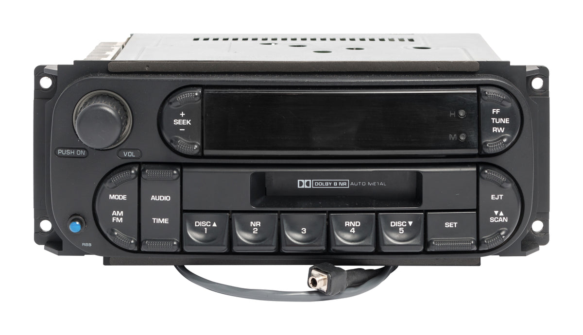 2002-04 Chrysler 300M Radio Cassette Face RBB Bluetooth w Aux Pigtail ...