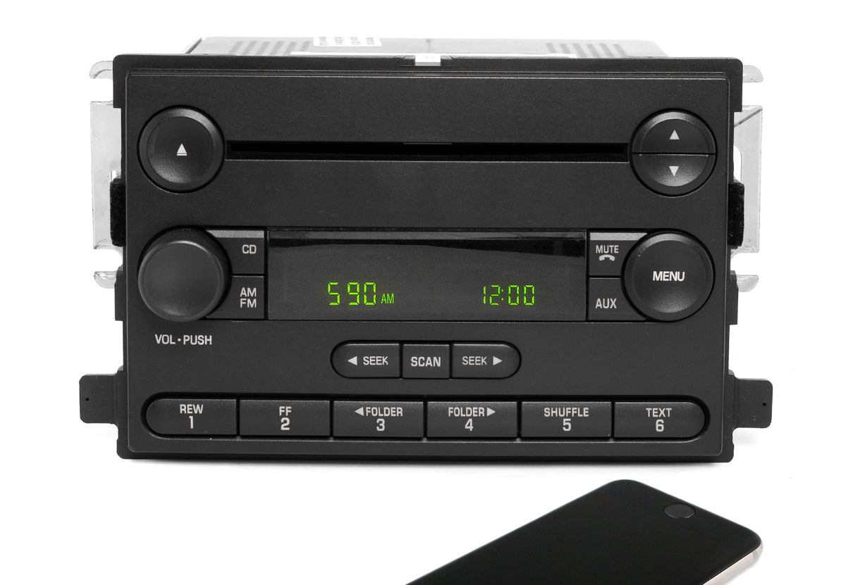 Ford Focus 2005-06 Radio AM FM Single Disc CD Player w Bluetooth 5S4T ...