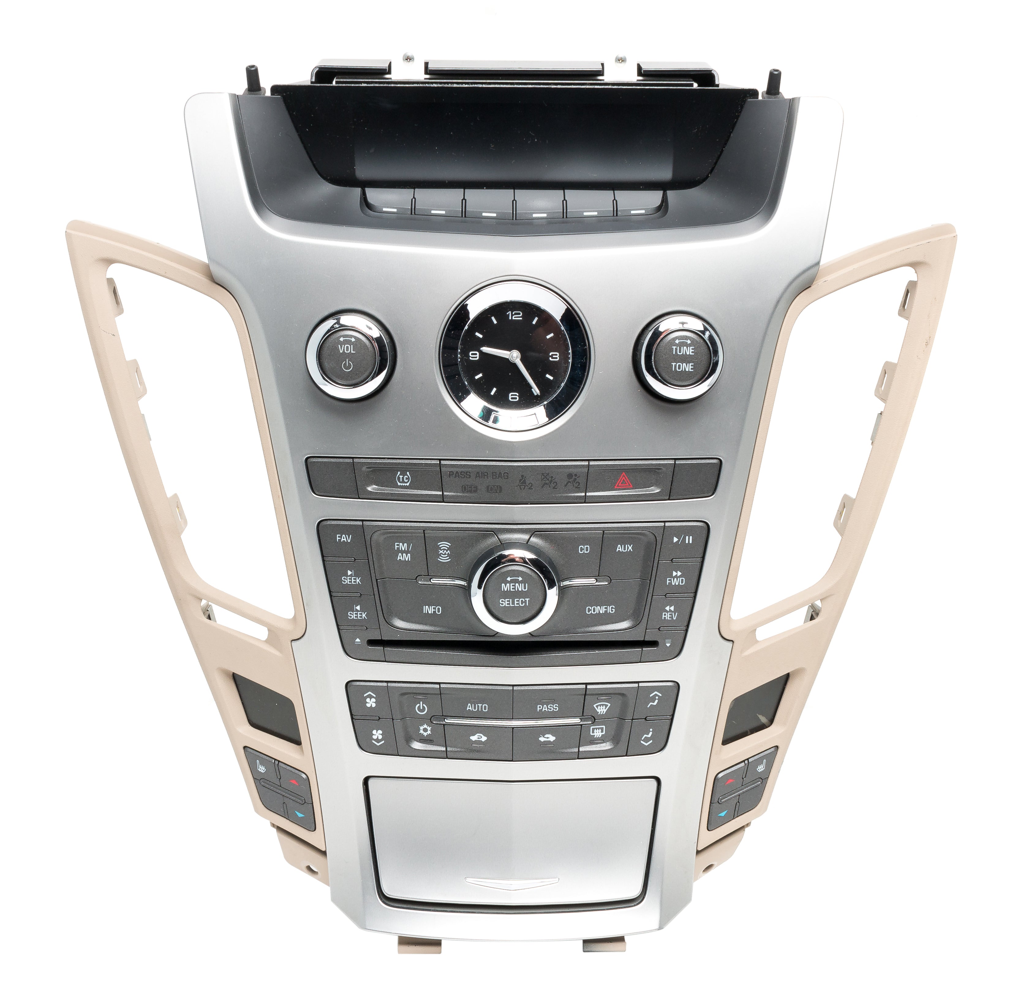 2009-2013 Cadillac CTS Radio Climate Control Panel Display Bezel