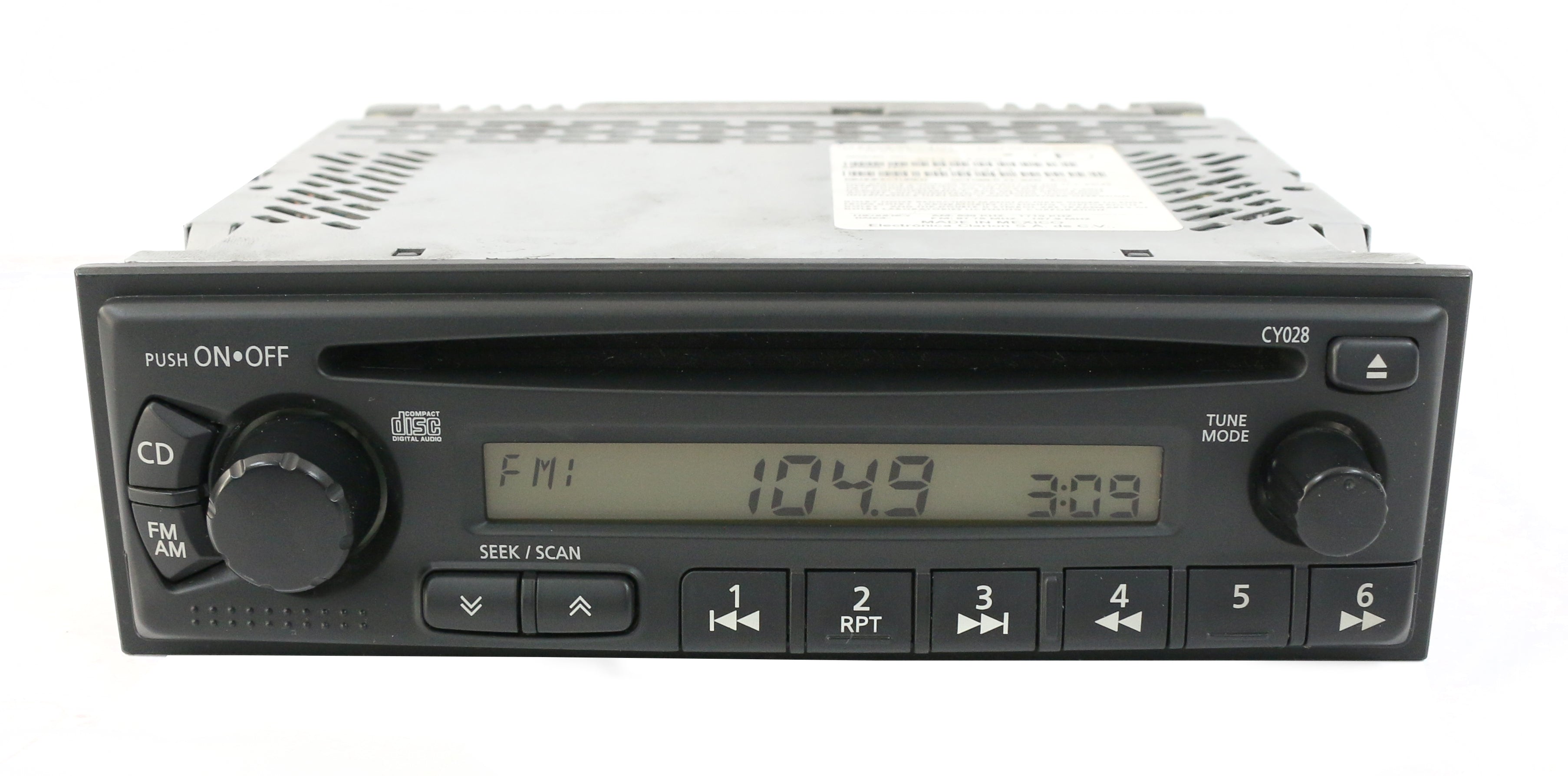Nissan Altima 2000-01 AM FM Radio Single Disc CD Receiver Face CY028  28185-0Z800