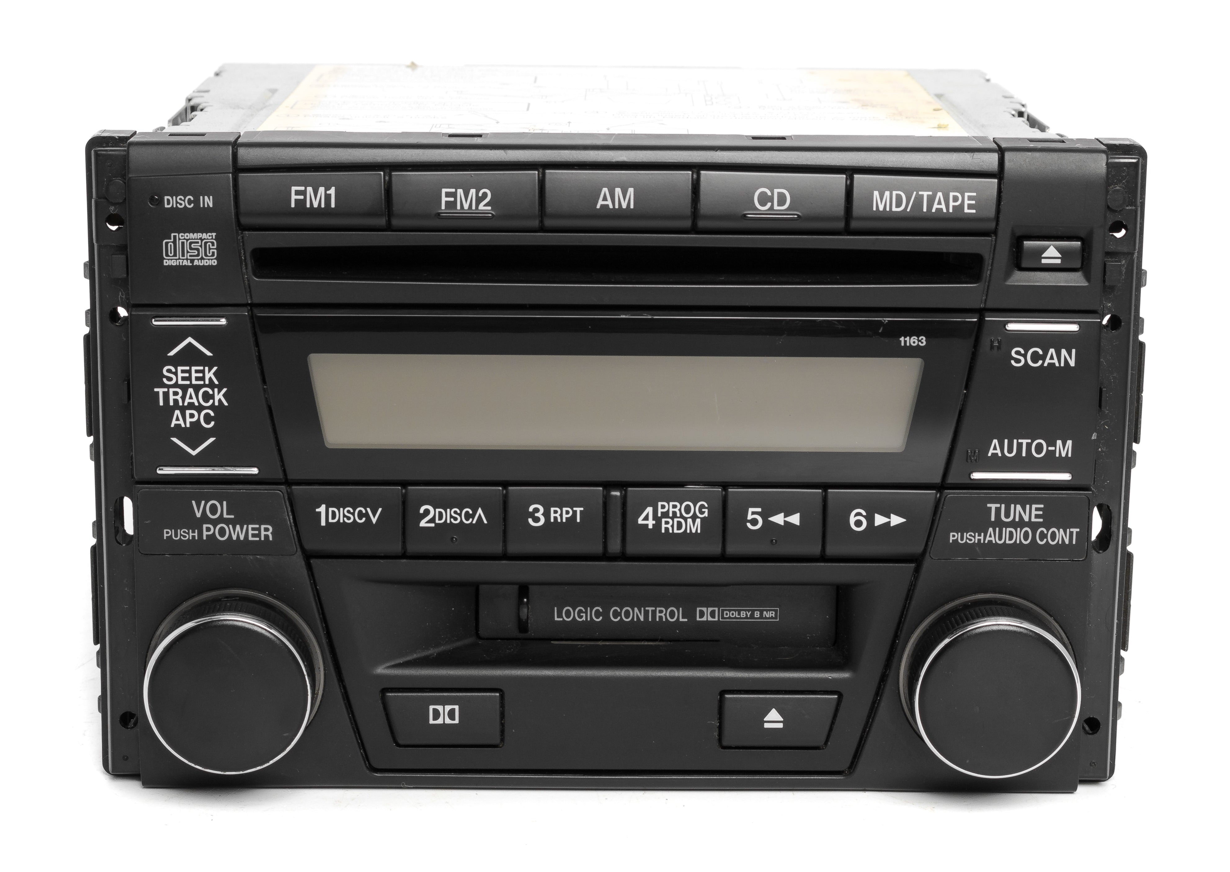 Mazda 2001-2002 Millenia AM FM 6 CD Cassette Player TC86669T0 Face 