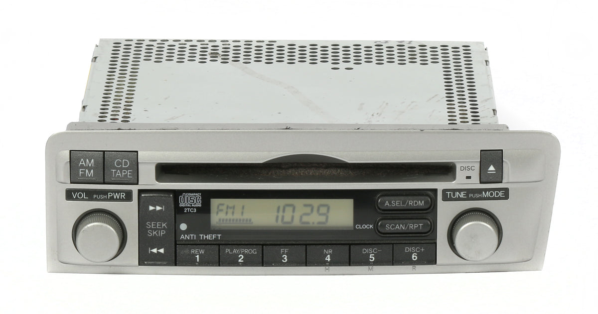 2002-03 Honda Civic AM FM Radio CD Player 39101-S5T-A010-M1 Face Code ...