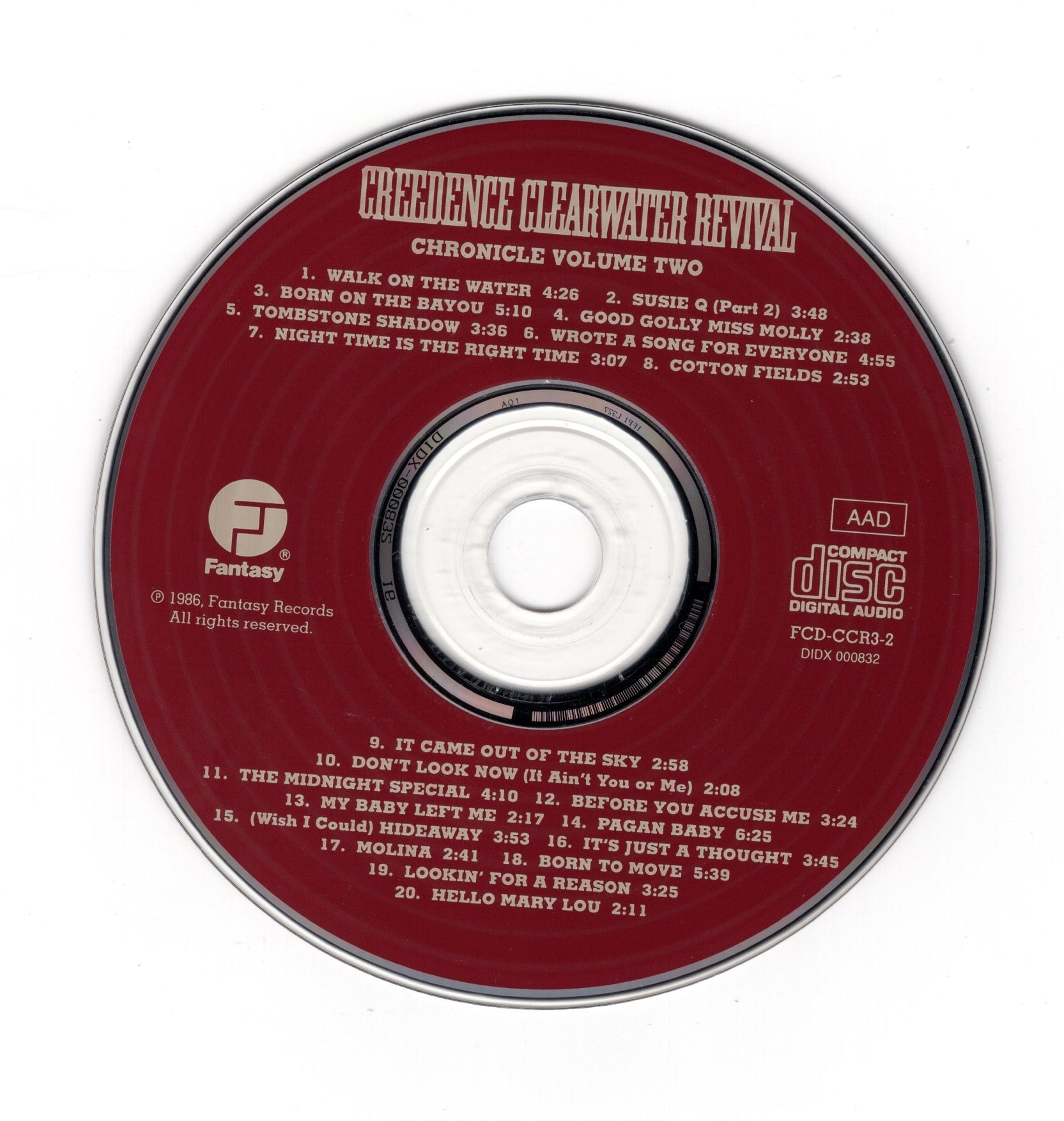 Creedence Clearwater Revival Chronicle Vol 2 CD Professionally