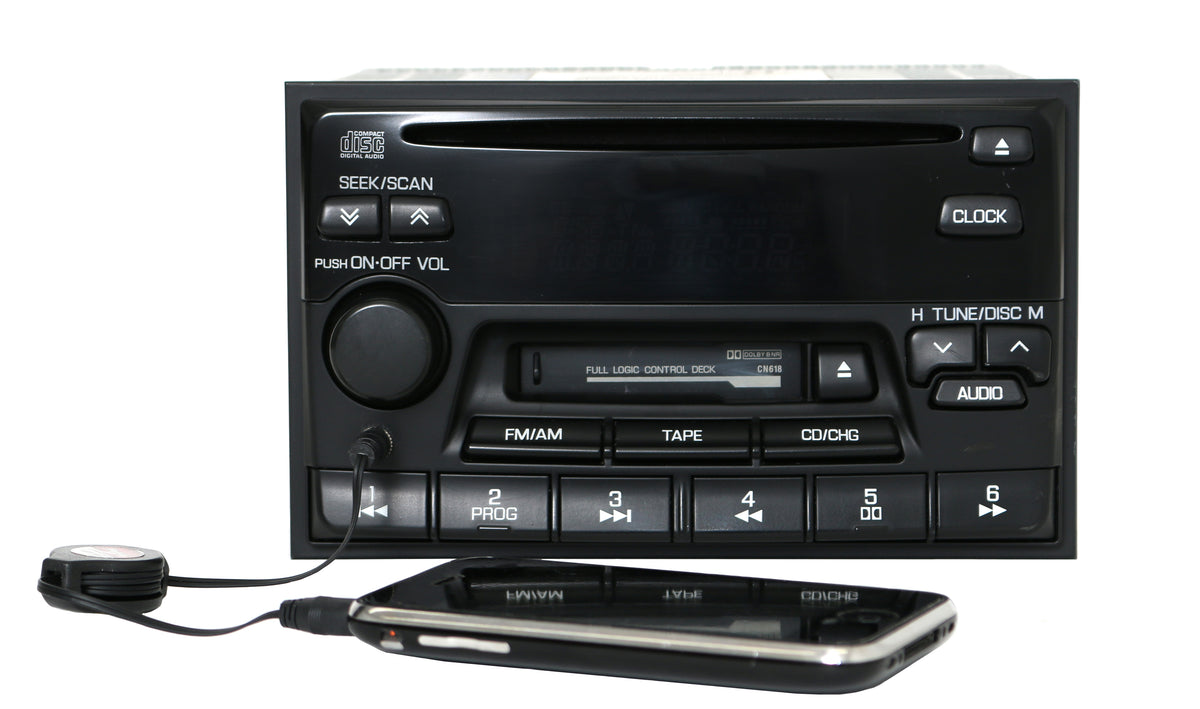 2000 Nissan Altima AM FM Radio CD Cassette Player w Aux Input 281880Z8 ...